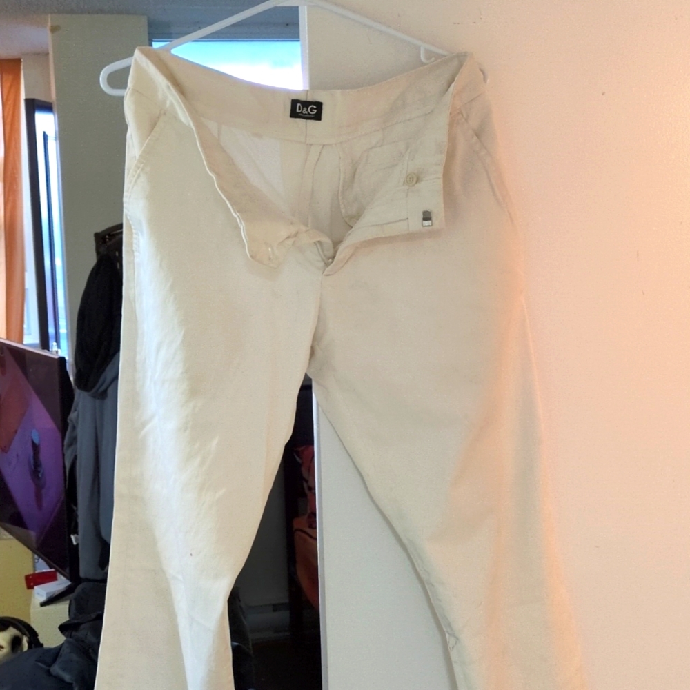 Dolce & Gabbana White Chinos